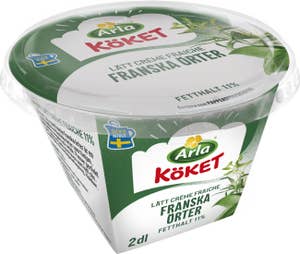 Arla Köket® Crème Fraiche Lätt 11% Franska Örter