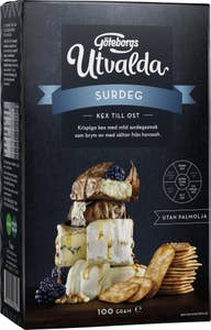 Utvalda Surdegskex med Havssalt Göteborgs Kex