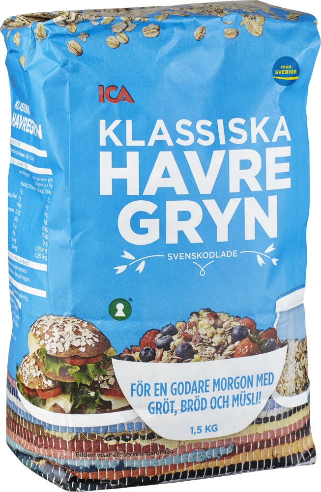 Ej sorterad Havregryn Ica