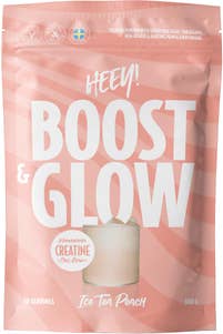 Heey! Boost & Glow Creatine + Coll-egan® Ice Tea Peach 50 portioner