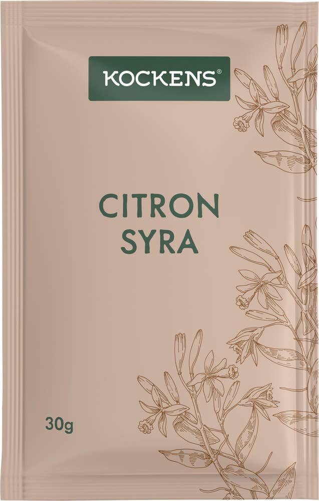 Kockens Citronsyra 30g Kockens