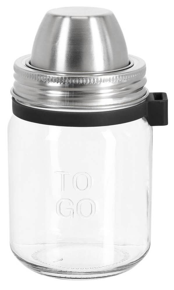 Clas Ohlson Yoghurtbägare Glas med Lock 3,5dl Clas Ohlson