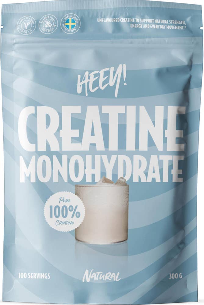 Heey! Creatine Monohydrate Natural 100 portioner