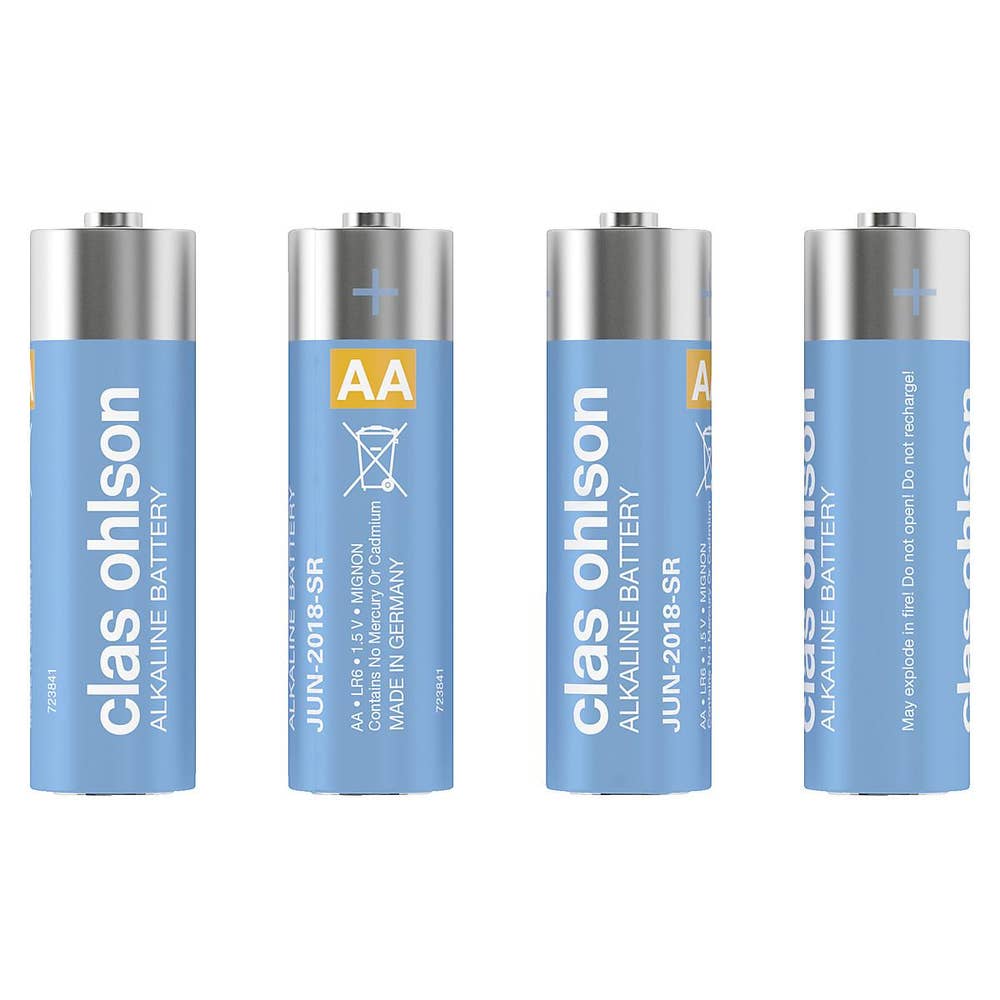 Clas Ohlson Alkaliskt Batteri AA/LR6 4-p Clas Ohlson