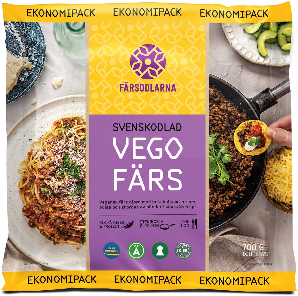Svenska Färsodlarna Vegofärs Fryst 700g Svenska Färsodlarna