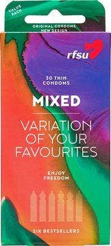 RFSU Mixpack Kondom, Kondomer, 30 st