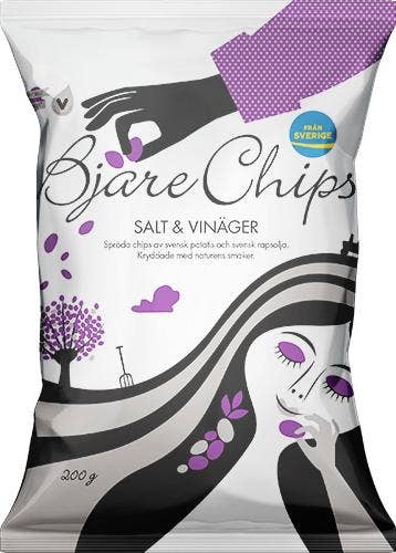 Bjäre Chips Chips Salt & Vinäger
