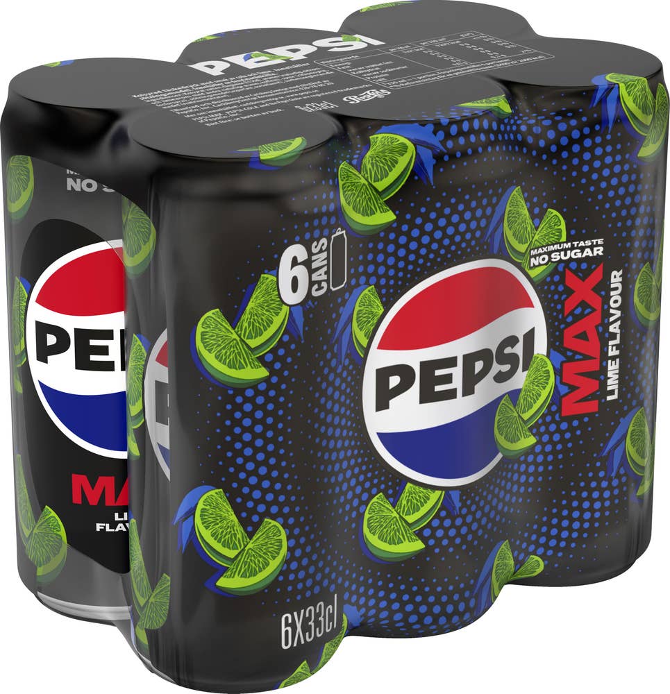Pepsi Max Lime 6x33cl