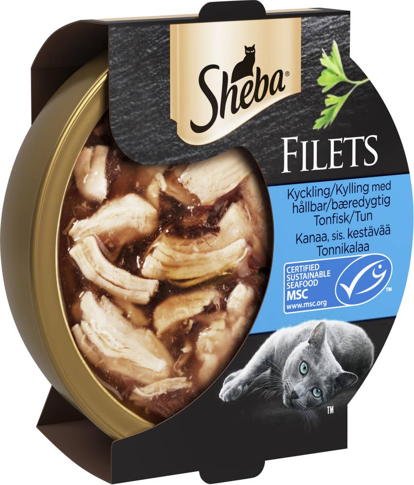 Sheba Kattmat Kyckling & Tonfisk i Sås