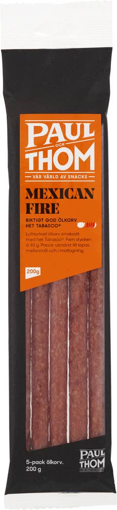 Ej sorterad Ölkorv Mexican Fire Gourmet Gruppen