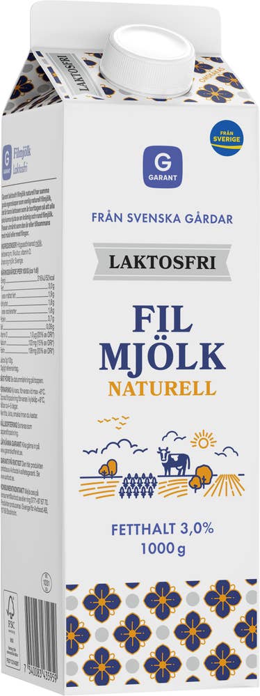 Garant Filmjölk Laktosfri 3%