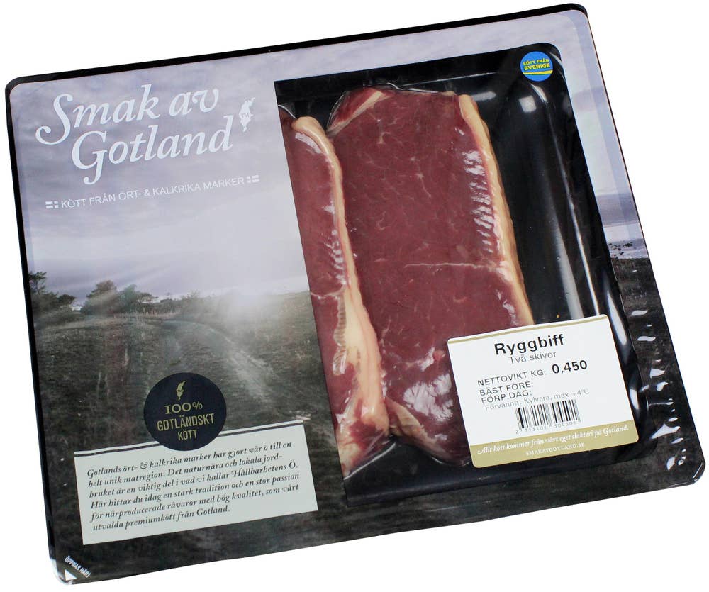 Smak av Gotland Ryggbiff med Kappa Skivad