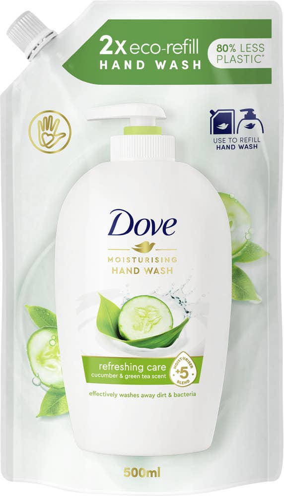 Dove Flytande tvål Go Fresh Cucumber & Green tea Refill