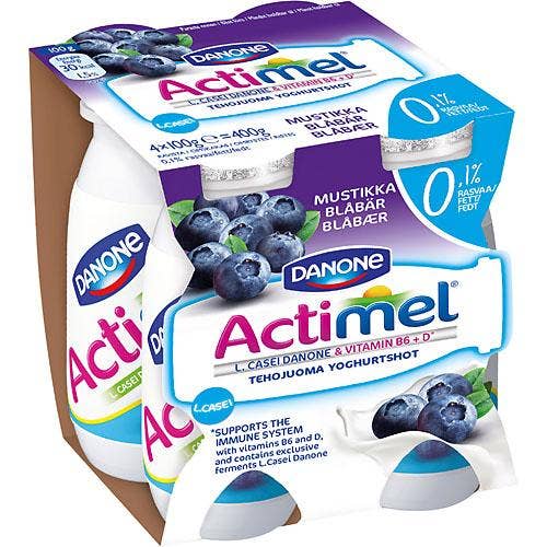 Actimel Drickyoghurt Blåbär 4x Actimel