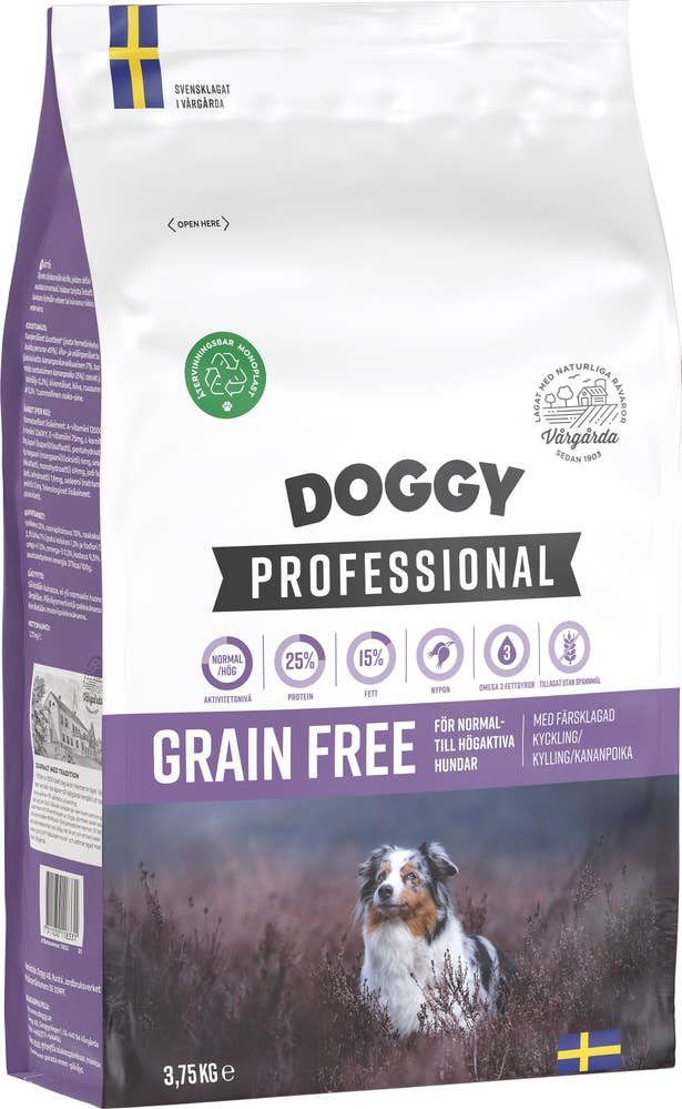 Doggy Professional Grain Free Hundmat Grainfree