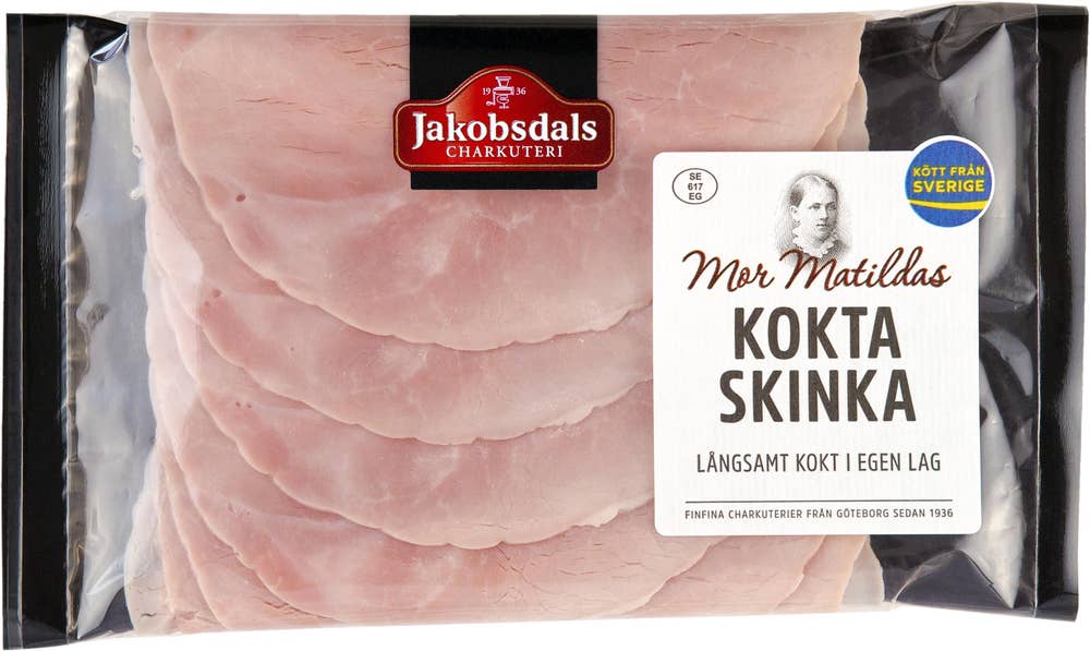 Jakobsdals Mor Matildas Kokta Skinka 120g Jakobsdals