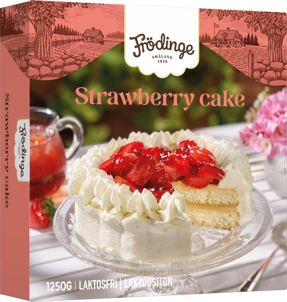 Frödinge Jordgubbstårta Fryst