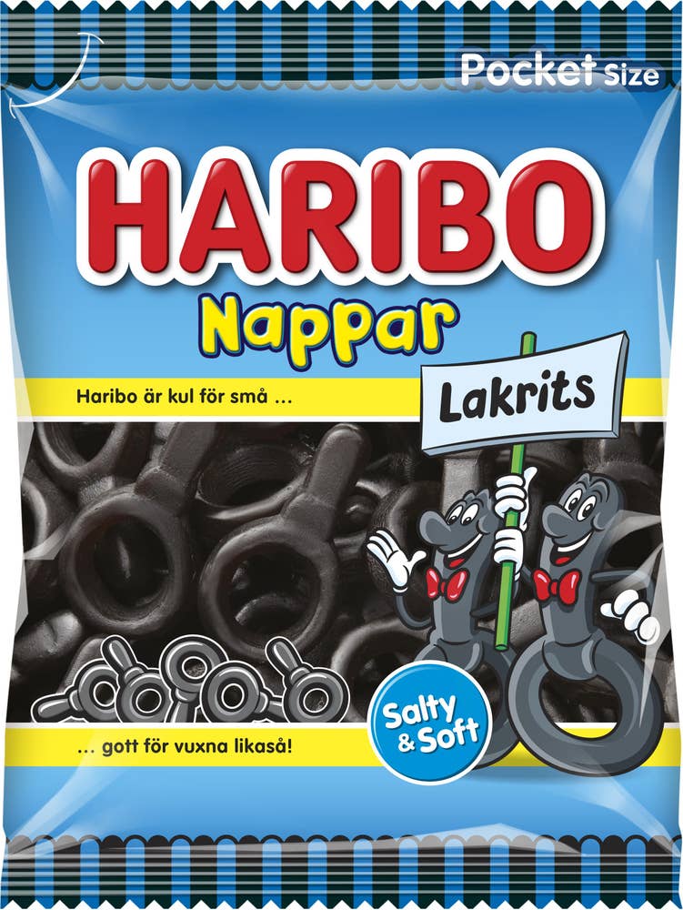 Haribo Nappar Lakrits