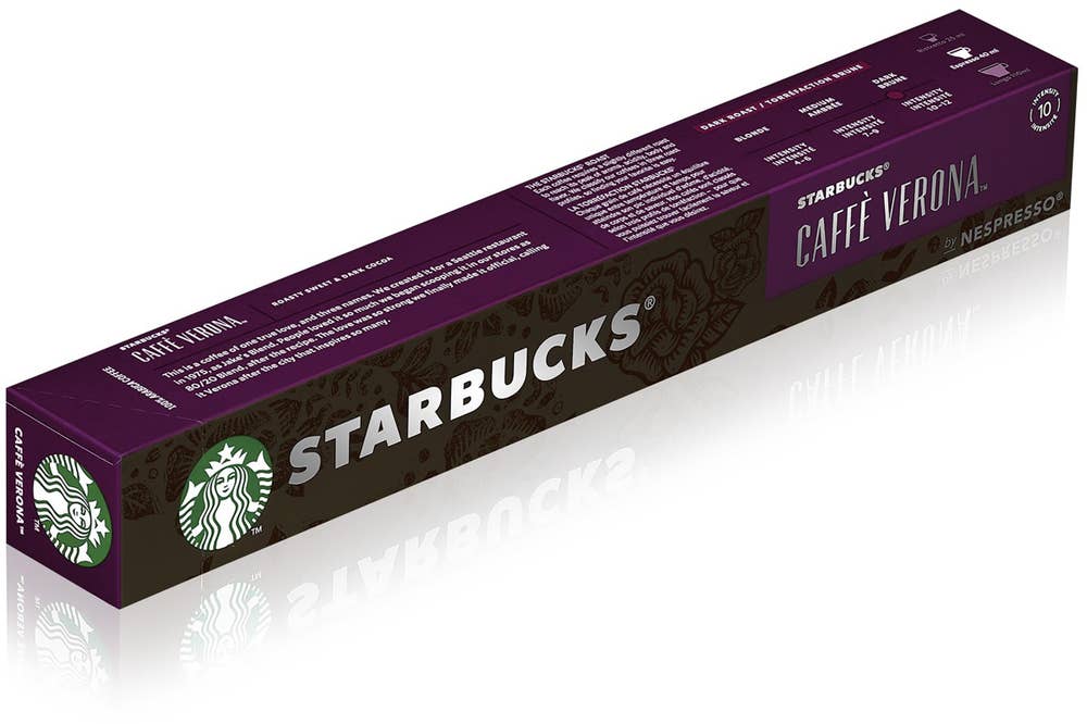 Starbucks By Nespresso Kaffekapslar Cafe Verona 10-p Starbucks By Nespresso