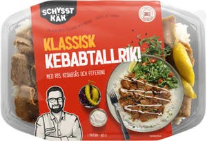 Schysst Käk Klassisk Kebabtallrik