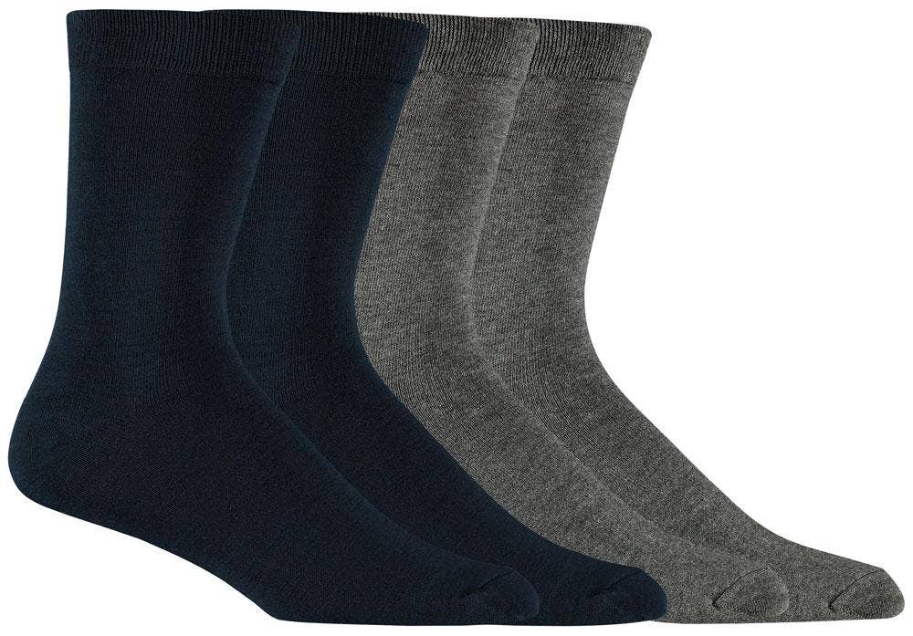 Softer Days Herrsockor Bambu Blåmix 40/45 4-p Softer Days