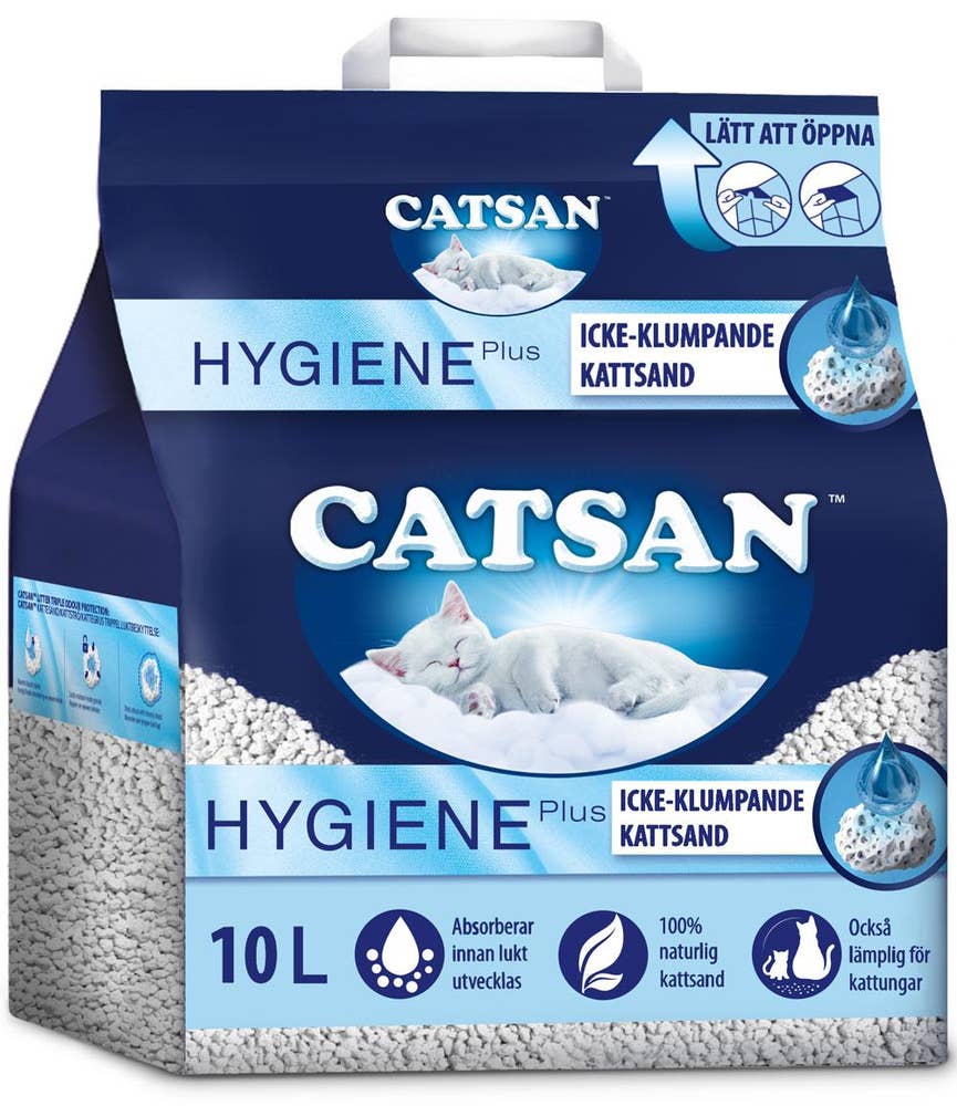 Catsan Kattströ Hygiene+ 10L Catsan