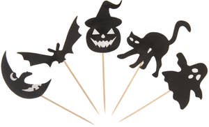 Hedlundgruppen Party Picks Svarta Halloweenfigurer