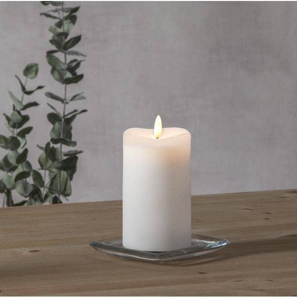 Star Trading Blockljus LED Flamme Vit