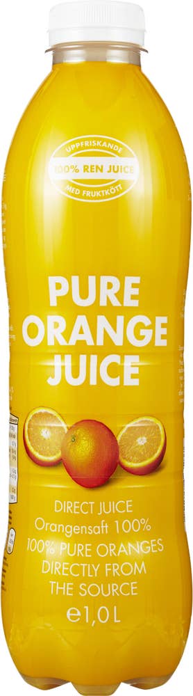 Pure Apelsinjuice 1L Harboes Bryggeri
