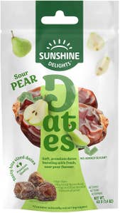 Sunshine Delights Torkade Dadlar med Päron