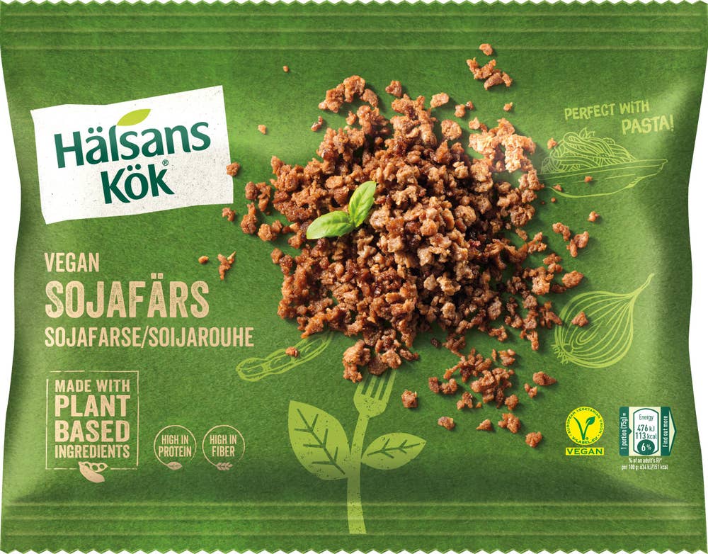Hälsans Kök Vegan Färs Fryst Hälsans Kök