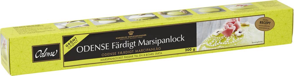 Odense Marsipanlock Grön