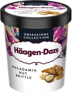 Häagen-Dazs Glass Macadamia Nut Brittle