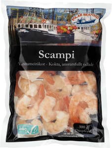Polar Seafood Scampi Kokta Fryst ASC