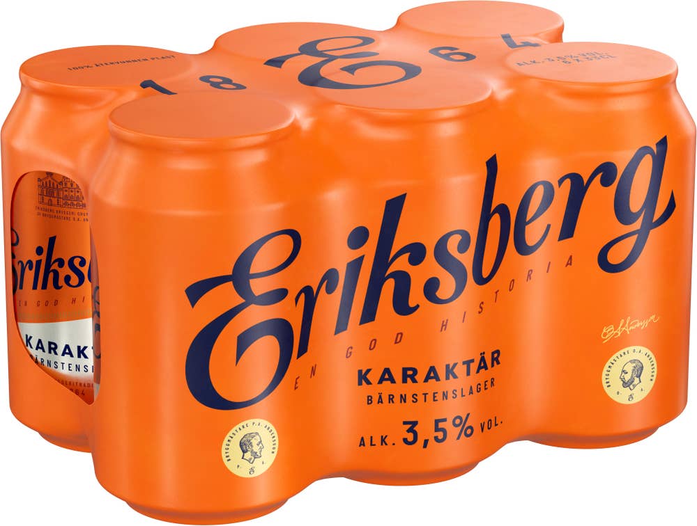 Eriksberg Öl Karaktär 3,5% 6x33cl