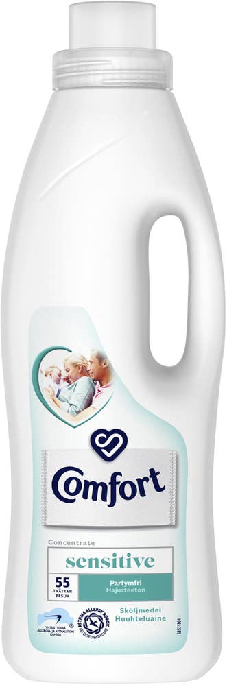Comfort Sköljmedel Refresh Sensitive Parfymfri 1L Comfort
