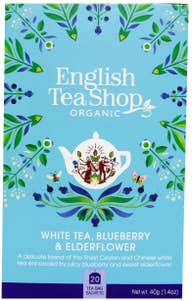 English Tea Shop Vitt Te Blåbär & Fläder