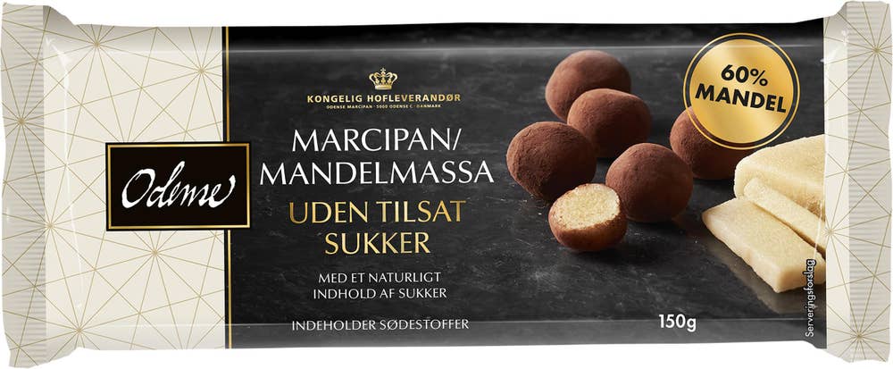Odense Mandelmassa Utan Tillsatt Socker