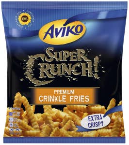 Aviko Pommes Frites Super Crunch Premium Crinkle Fryst