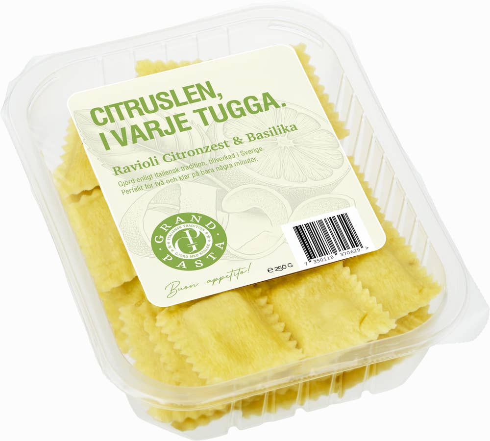 Grand Pasta Ravioli Citron & Basilika Grand Pasta
