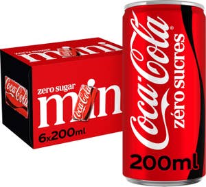 Coca-Cola Zero Mini 6x20cl