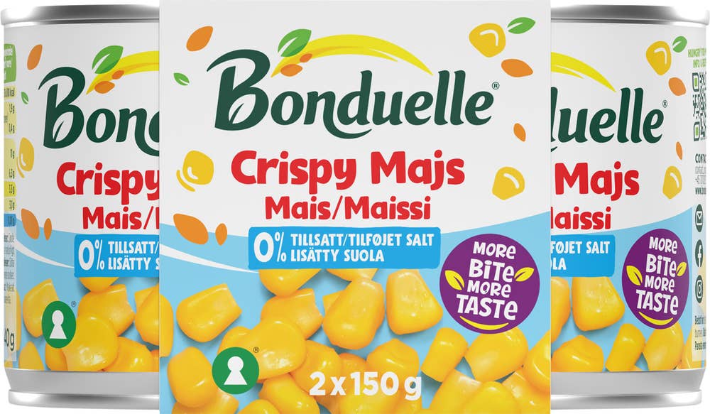 Bonduelle Majs Saltfri 2-p