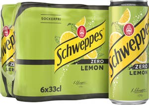 Schweppes Lemon Zero 6x33cl