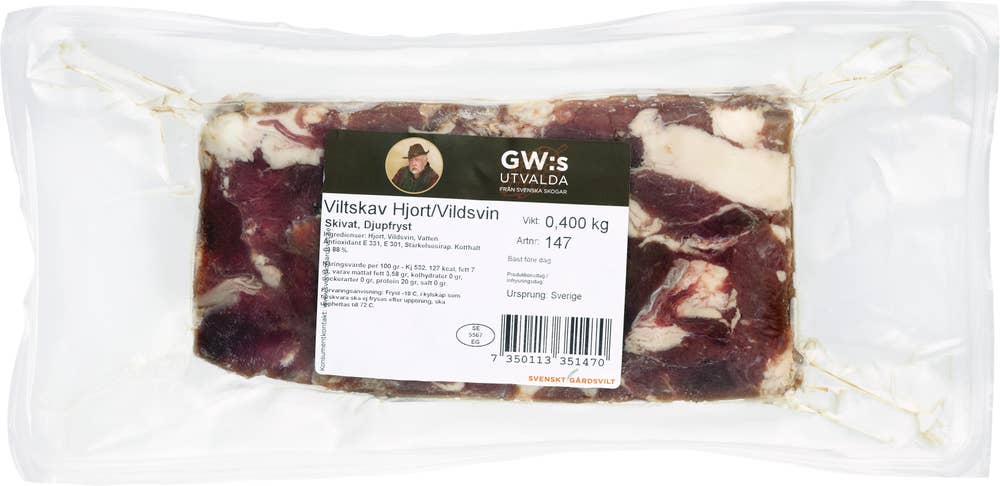 Svenskt Gårdsvilt Viltskav Fryst 400g Svenskt Gårdsvilt