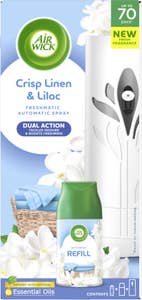 Air Wick Freshmatic Auto Spray Starter Kit Crisp Linen