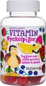 BioSalma Vitamin Nyckelpigor Tuggisar