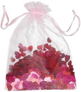 Hedlundgruppen Konfetti Rödrosa Hjärtan