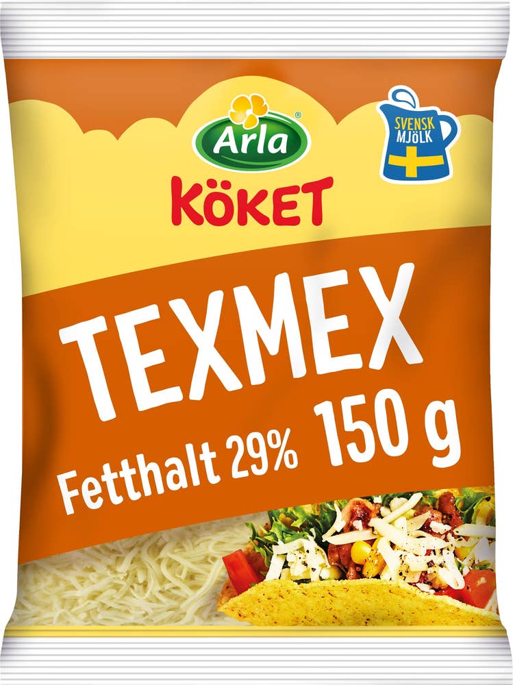 Arla Köket® Riven Ost Texmex 29% Arla