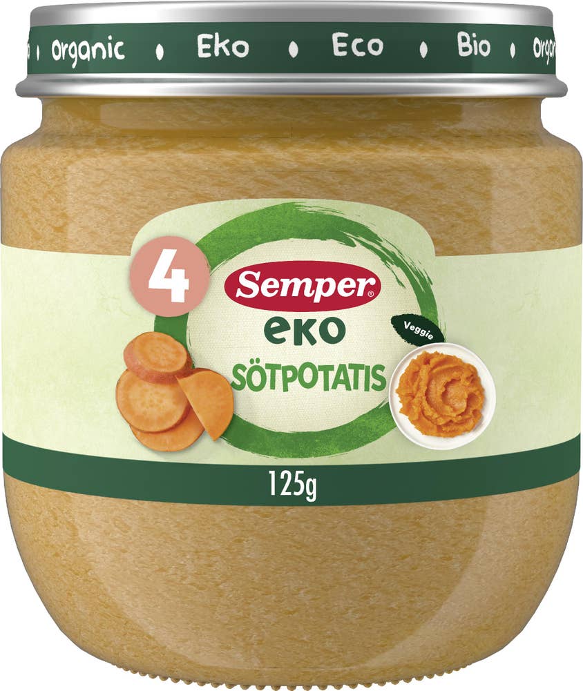 Puré Sötpotatis 4M EKO