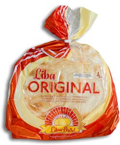 Liba Bröd Tunnbröd Vitt 4-p